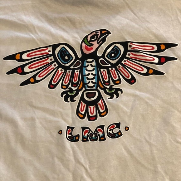 LOSER MACHINE T SHIRT , WHITE, FRONT LOGO , BACK PRINT , XL - Picture 4 of 4